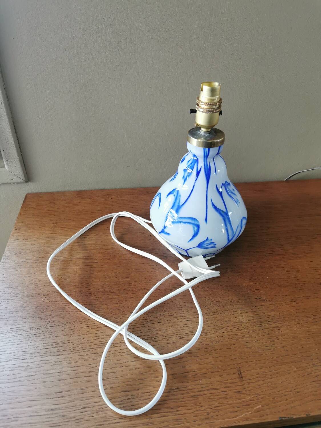 Vintage Murano glass lamp base