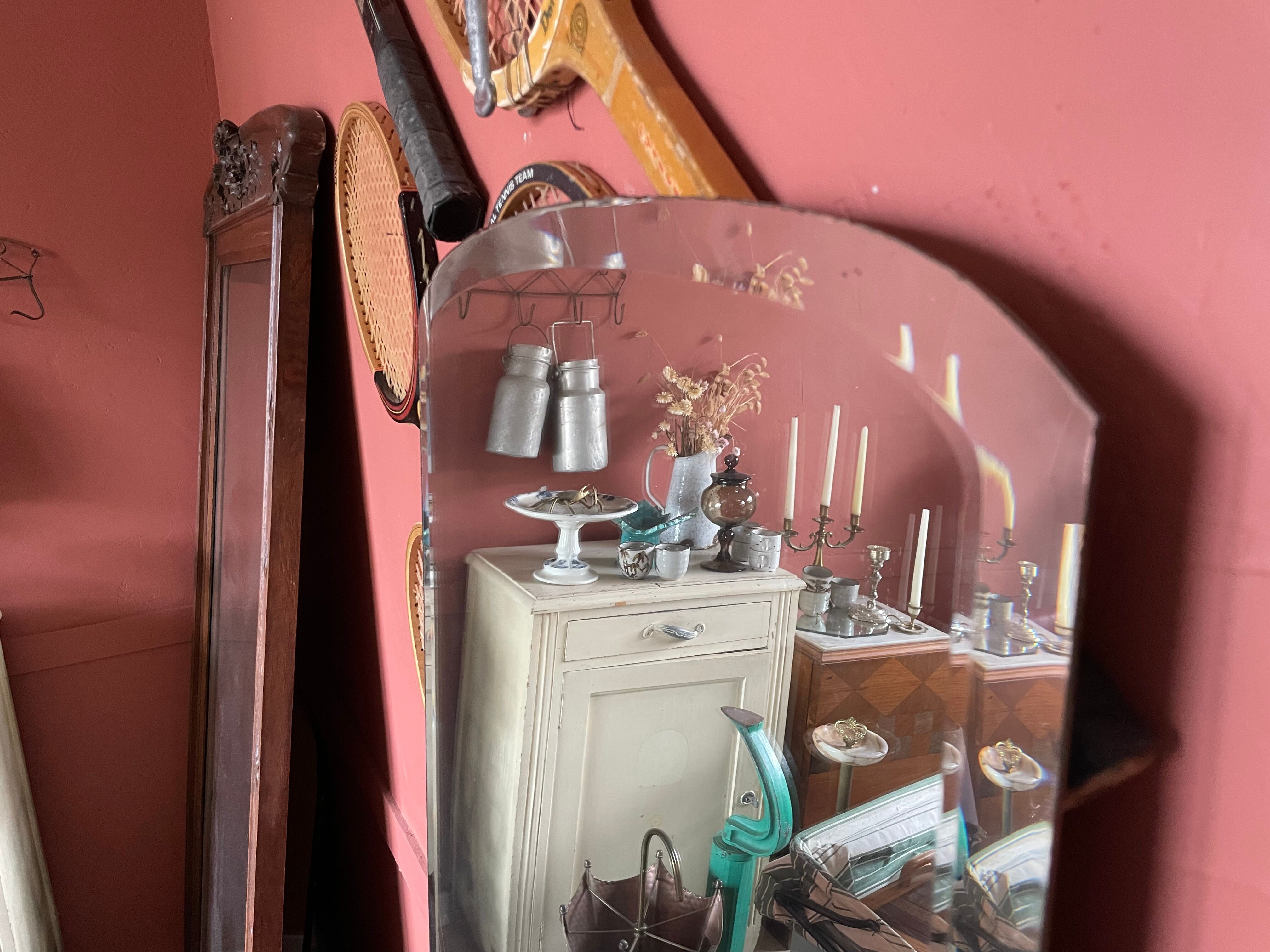 Beveled mirror 150x57cm