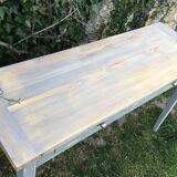 Vintage grey patinee console