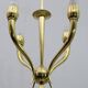 Art Deco Italian Brass Chandelier, 1940s