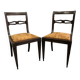 Pair of Regency style chairs from the 1940s.