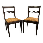 Pair of Regency style chairs from the 1940s.