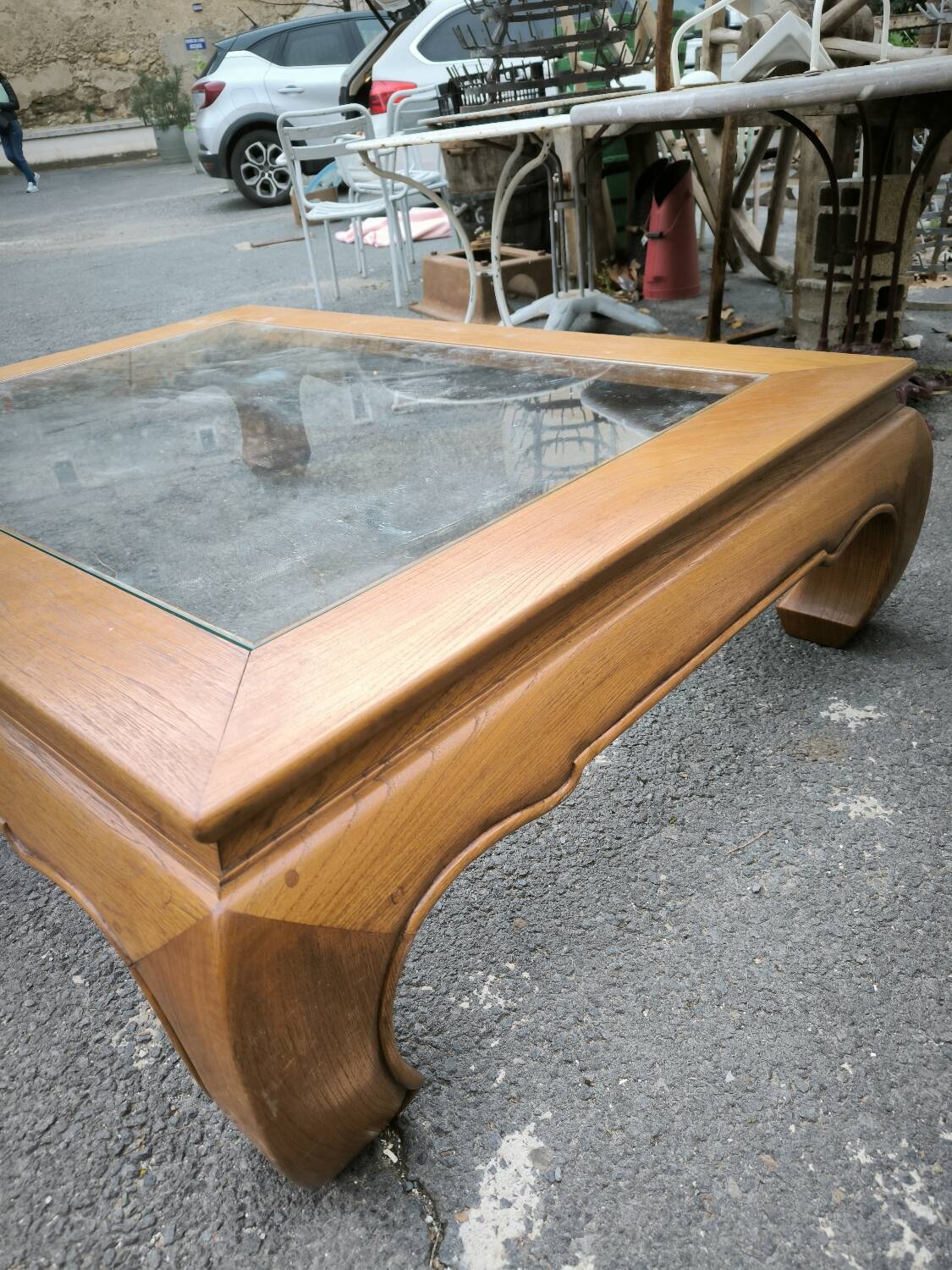 Teak coffee table, 1980