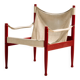 Fauteuil lounge safari modèle 30 par Erik Wørts pour Niels Eilersen