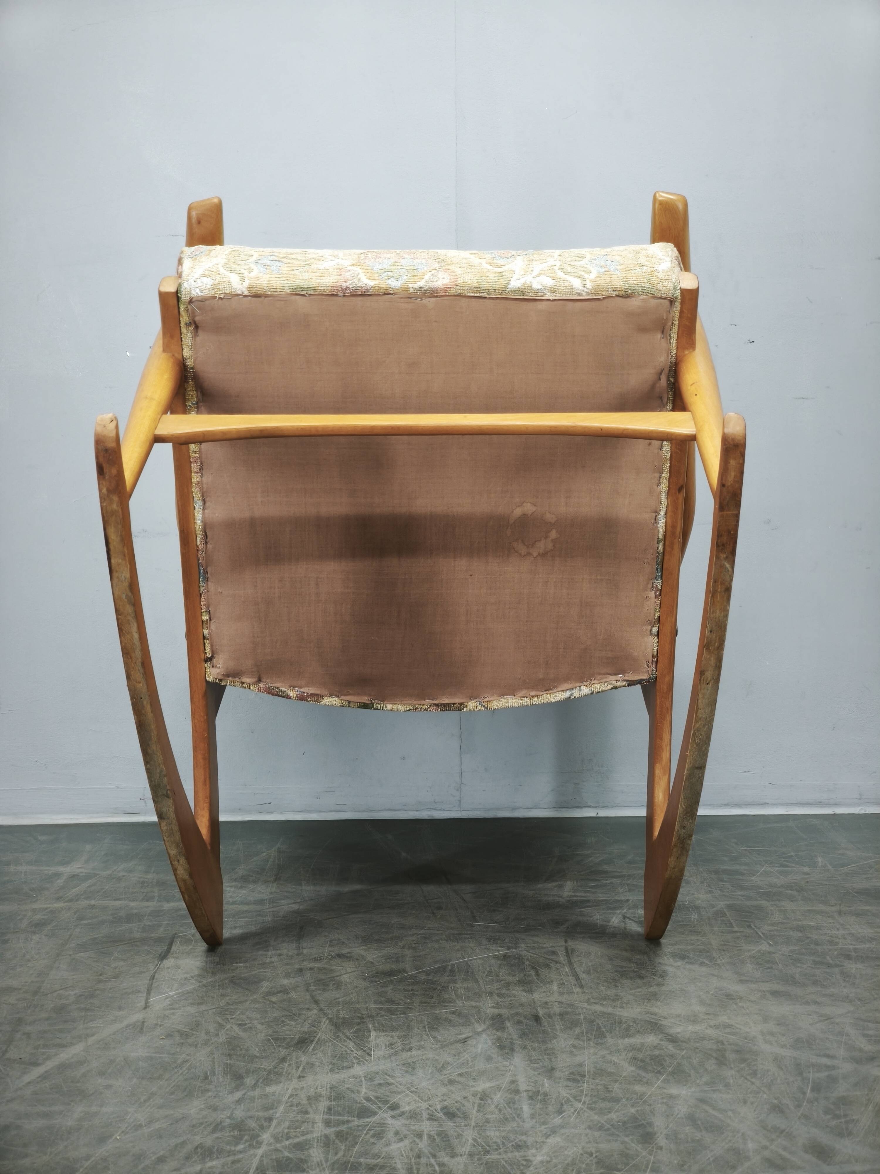 Boomerang Rocking Chair by Holger Georg Jensen, Denmark, 1960s