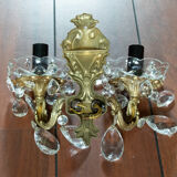 Bronze wall lamp with grapevines