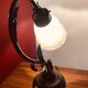 Lampe fleur en tôle, années 50