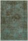 Handmade Turkish Decorative 1980s 242 cm x 349 cm Turquoise Wool Carpet