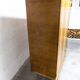 Armoire Française pieds compas 3 portes 1 miroir 27*130 et 1 t