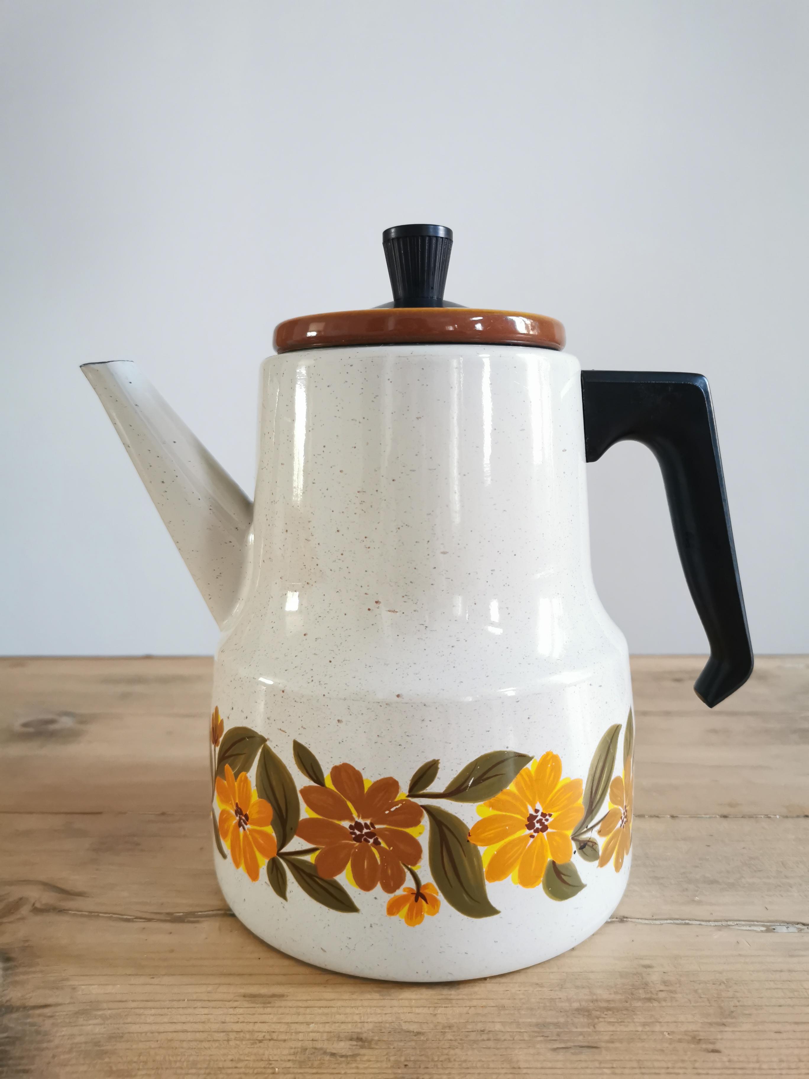 Vintage enamel coffee maker