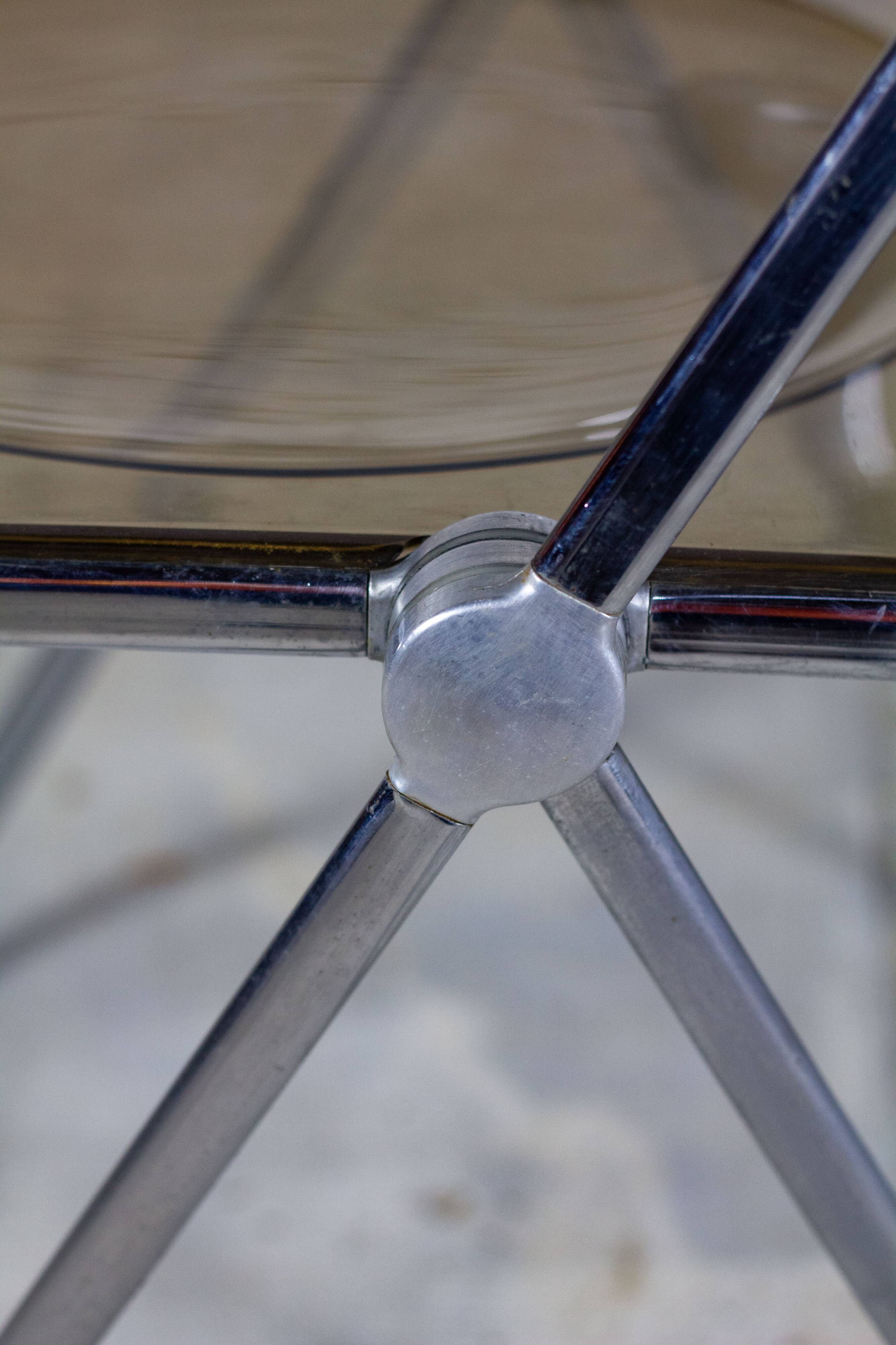 Plia folding chair by Giancarlo Piretti for Castelli, 1970