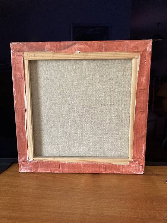 Semi-abstract painting "Flowers" 30 x 30