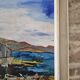 Oil painting on Isorel Marine Port Les Martigues signed (to be identified)