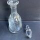 Port wine service – Blown, engraved and cut crystal – Art Deco