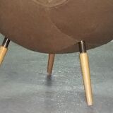 Chair Organic egg of Fritz Neth in the 1950s to Correcta