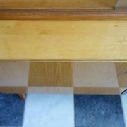 Highboard in two-tone wood with showcase part 1960s by Jitona Czech republic