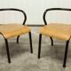 Pair of Mullca 300 chairs by Jacques Hitier 1949 restored