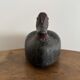 Duck caller in polychrome carved wood, early 20th century folk art