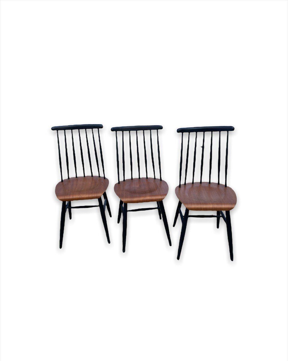 Set of 3 chairs "fanett" by Ilmari Tapiovaara