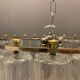 Mid-century italian murano glass tronchi tube lamp