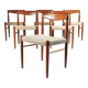 6 wood and rope chairs by Henry Klein for Bramin, 1960s