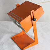 Lamp 70s orange metal