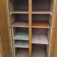Old small double vintage wardrobe