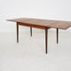 Table à manger extensible en teck, Pays-Bas des années 1960