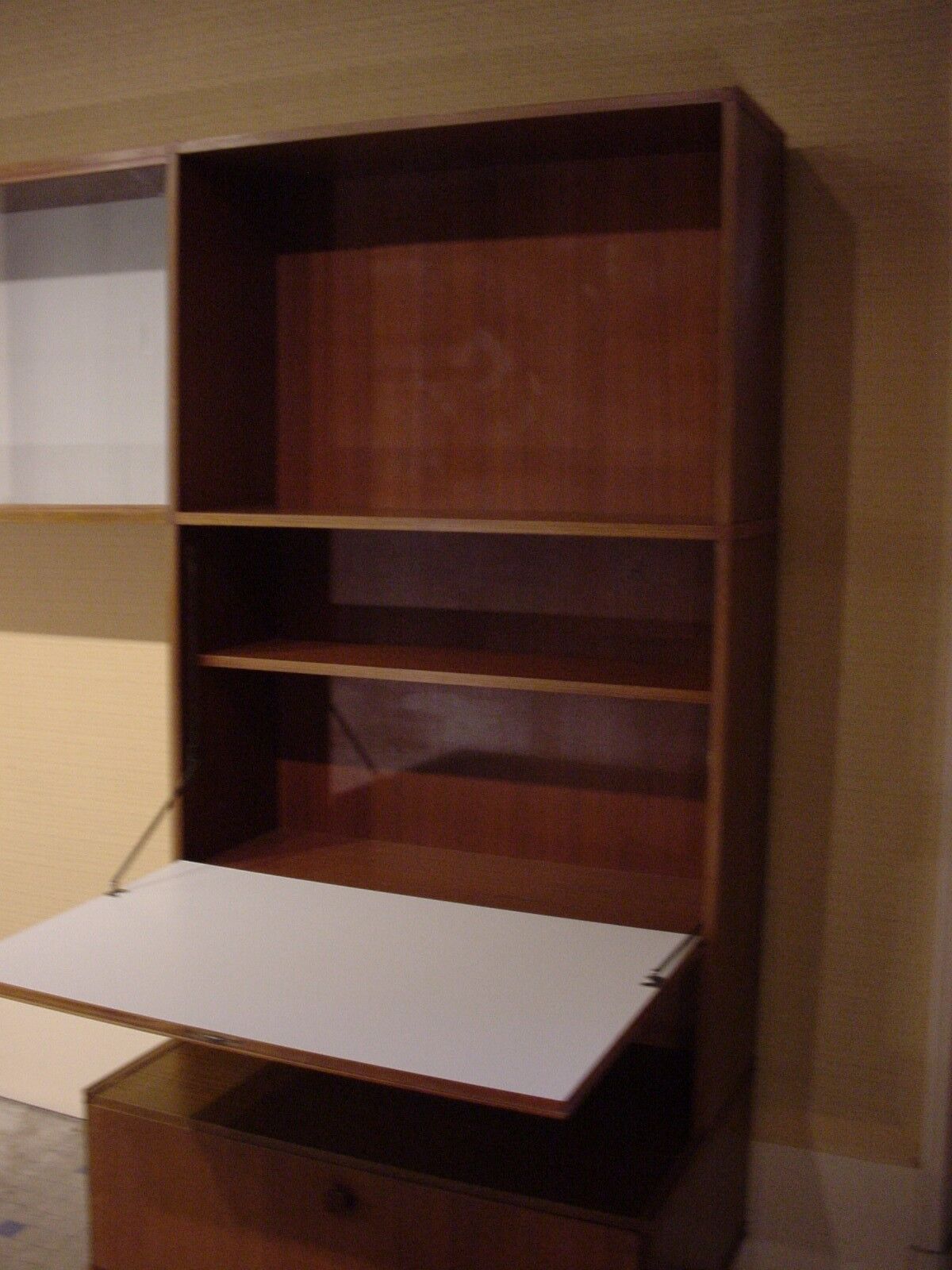 Vintage teak library