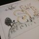 Card invitation exhibition Steinberg - 1988 - Galerie Maeght