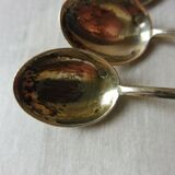 Lot of 6 old mocha spoons silver