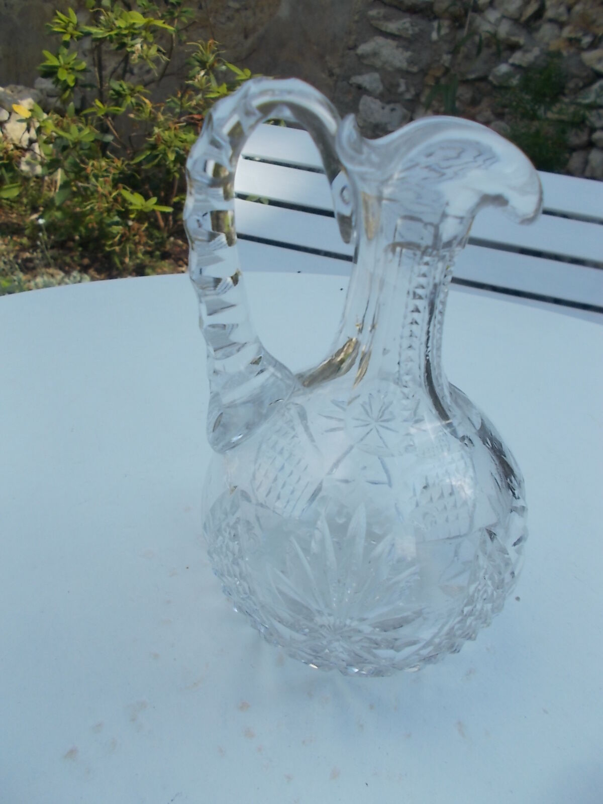 Pichet carafon en cristal