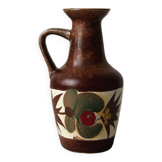 West German style ceramic pitcher vase 50/60's