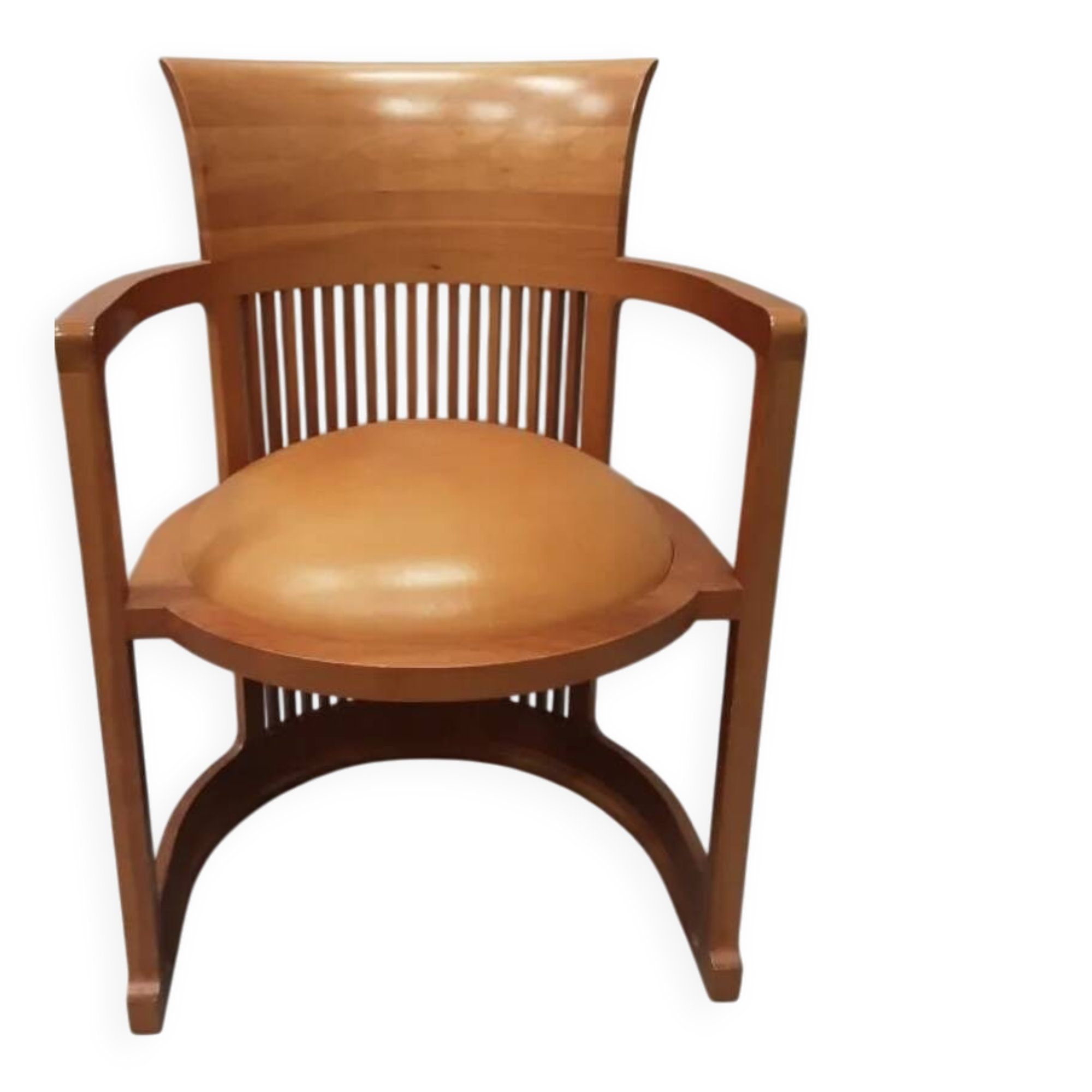 1 CASSINA office chair in cherry wood