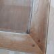 Vintage wooden and glass coffee table