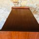 Storage cabinet with double compartment, metal feet circa 60's