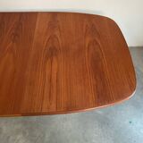 Vintage Skovby extendable oval table teak
