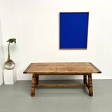 Pine dining table, DLG Georges Robert