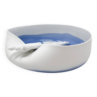 Porcelain bowl by Piet Stockmans, 1991