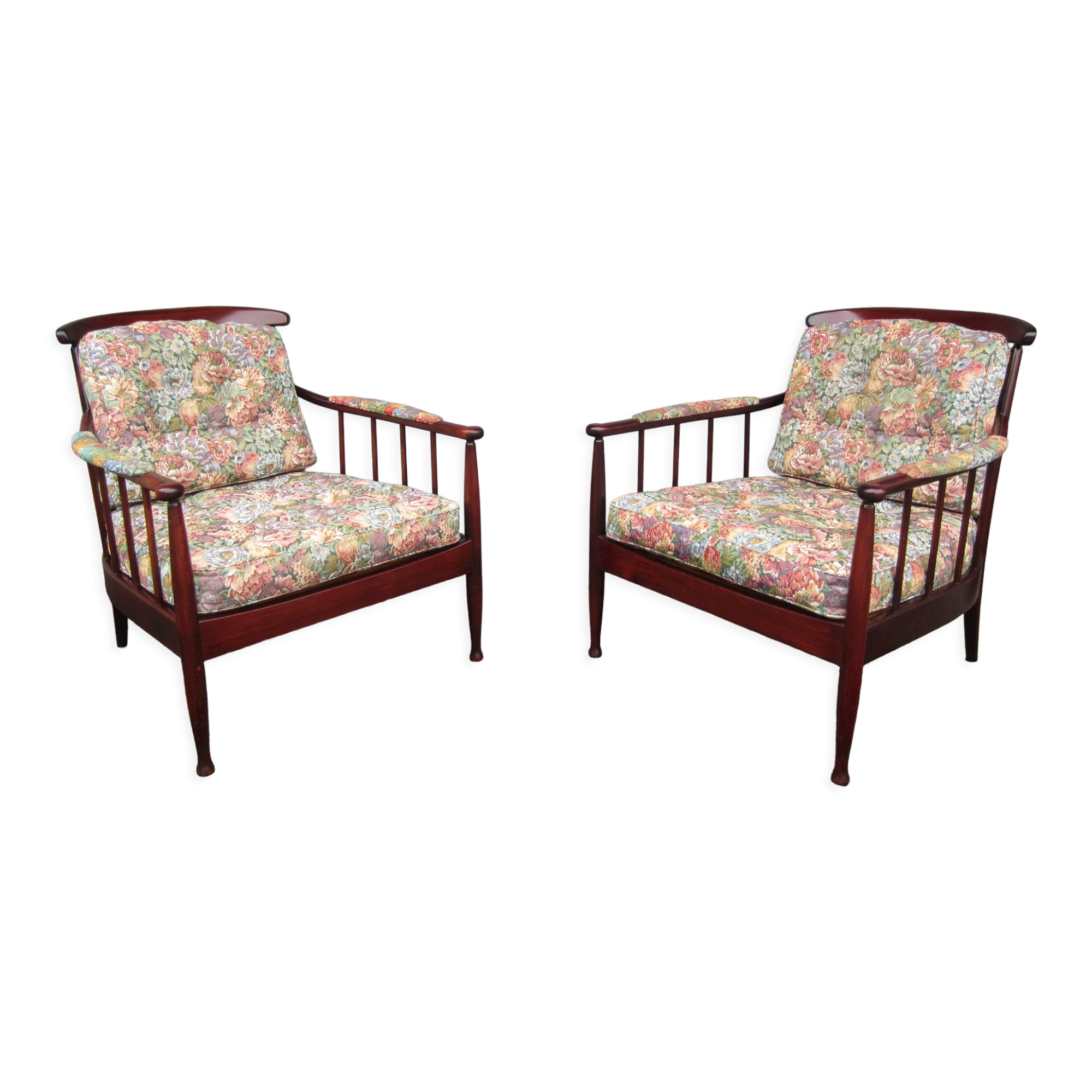 Scandinavian Skrindan armchairs by Kerstin Hörlin-Holmquist for OPE Möbler