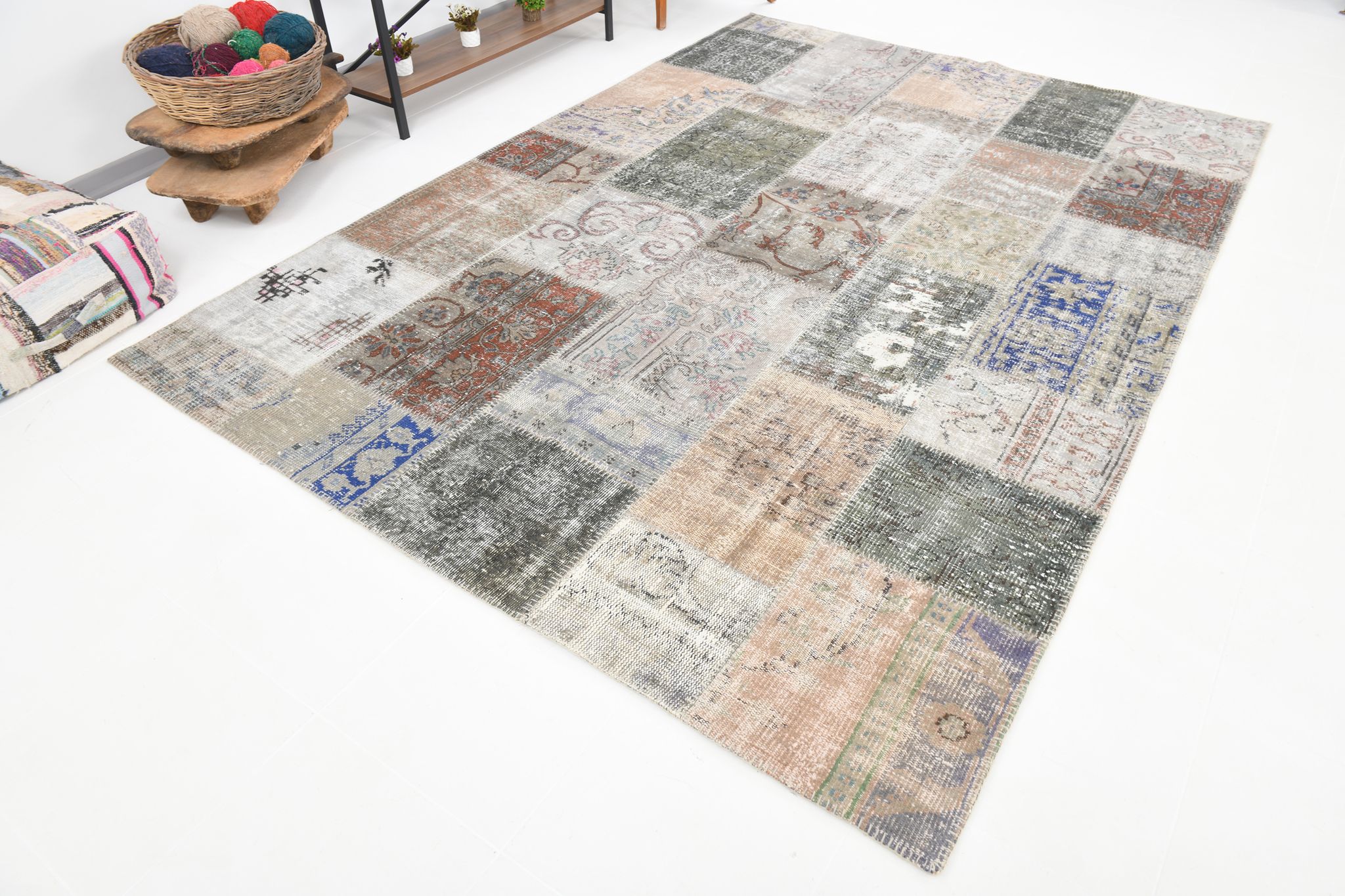 Tapis turc en laine fait à la main