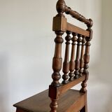 3-step stepladder library chair