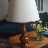 Wooden table lamp