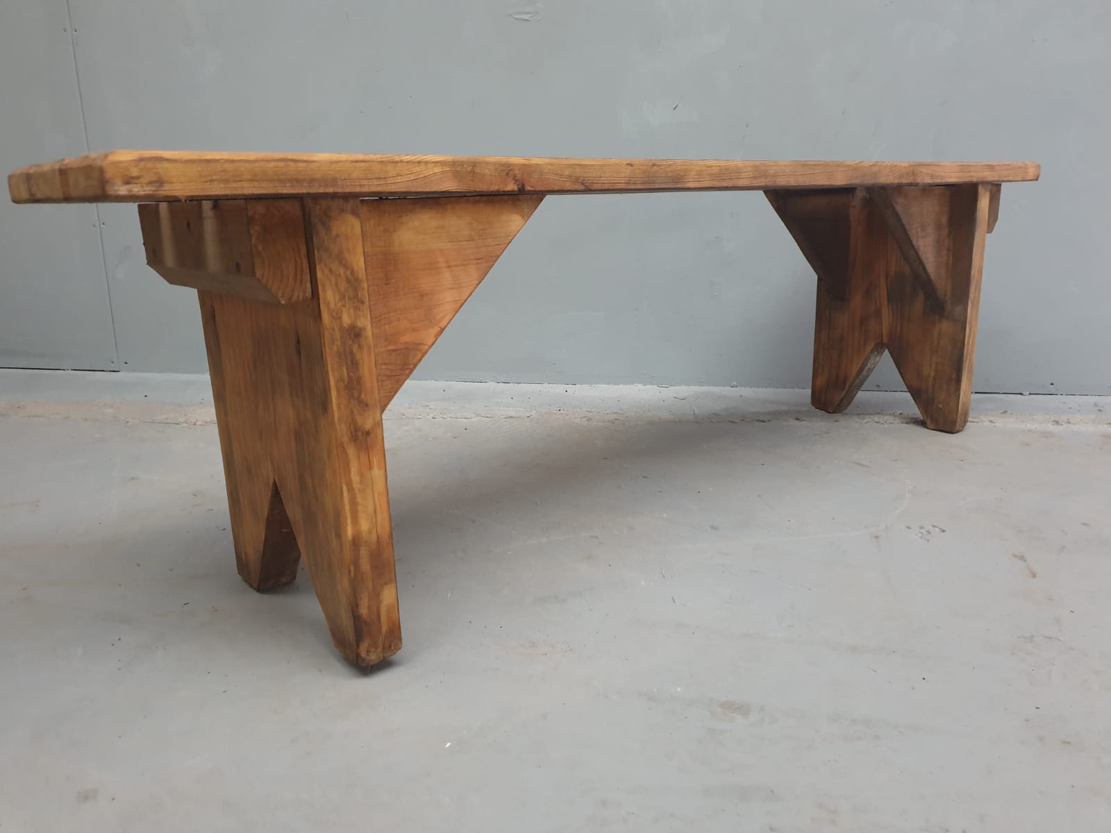 Antique wooden bench