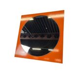 Miroir mural vintage orange / miroir / décoration