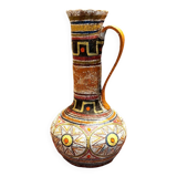 Large glazed ceramic vase from the 60s/70s, Italian design Mamma Ró Lucca.