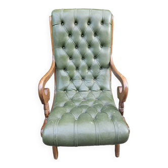 Fauteuil anglais - chesterfiel