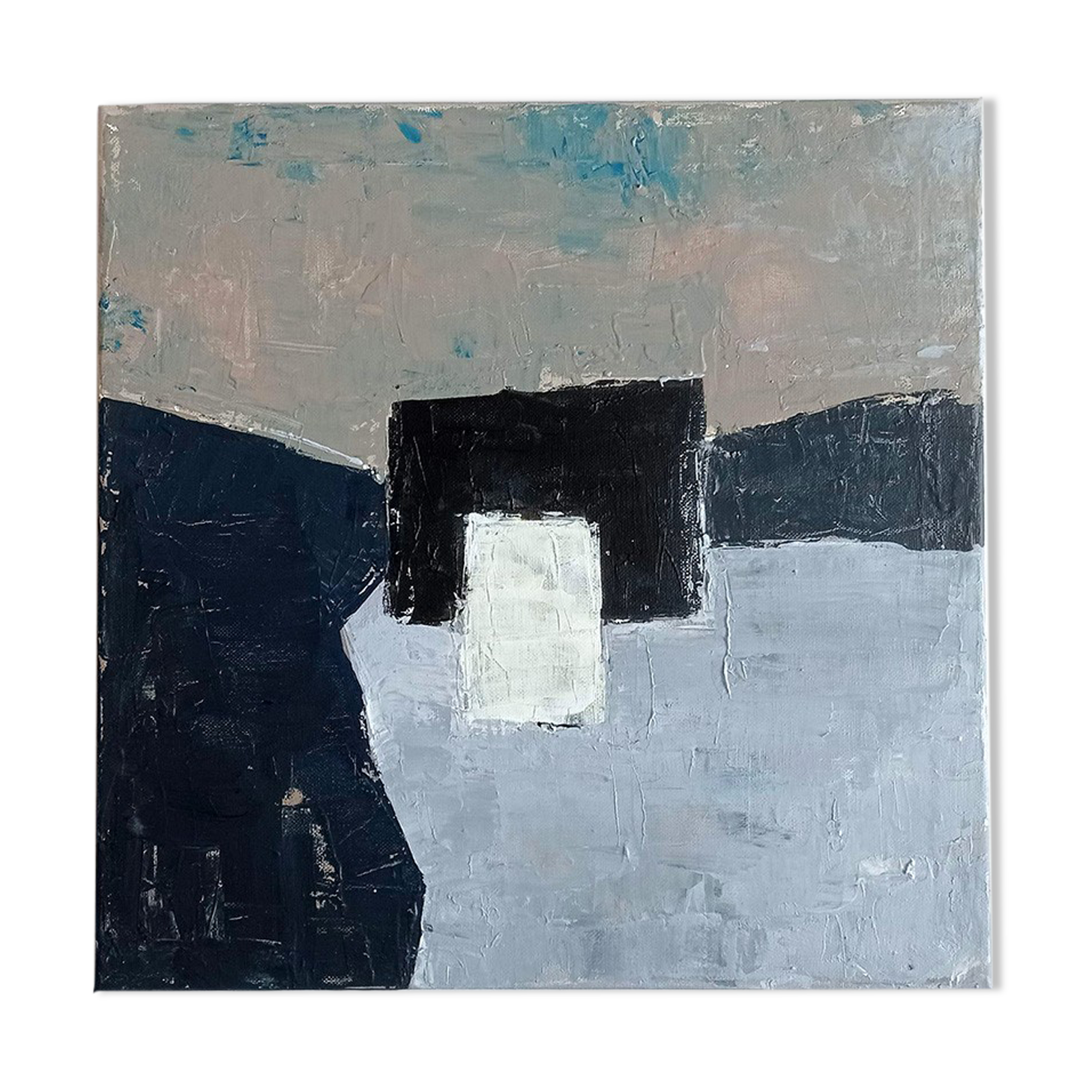 Modern painting - abstract landscape