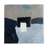 Modern painting - abstract landscape