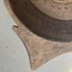 Ancient Indian plateau carved from solid wood "Whirlwind"